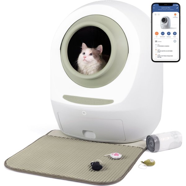 CASA LEO Leo's Loo Too WiFi Enabled Automatic SelfCleaning Cat Litter