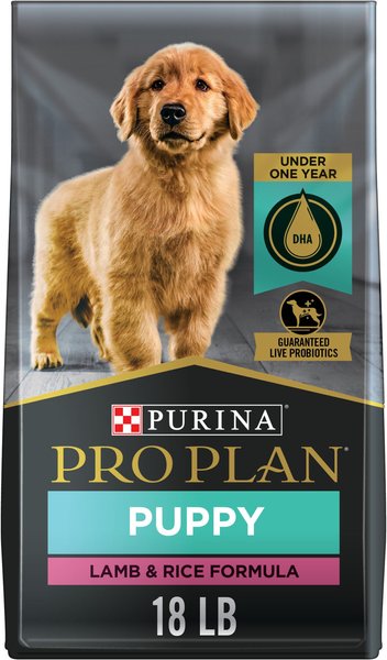 Purina Pro Plan High Protein DHA Lamb & Rice Formula Puppy Food, 18-lb bag slide 1 of 11