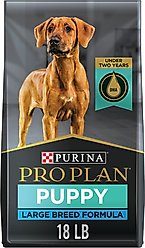 Purina Pro Plan High Protein Chicken & Rice Formula Large Breed Dry Puppy Food, 18-lb bag