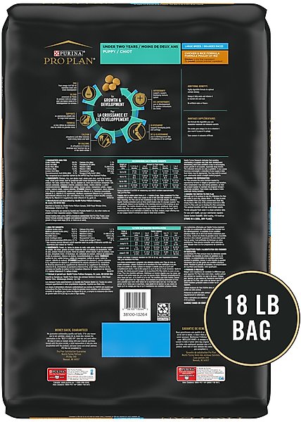 Purina Pro Plan High Protein Chicken & Rice Formula Large Breed Dry Puppy Food