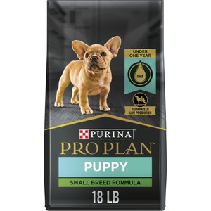 Purina Pro Plan Puppy Small Breed Chicken & Rice Formula Dry Dog Food, 18-lb bag