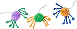 Frisco Halloween Cutie Spiders Plush Cat Toy with Catnip, 3 count