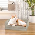 Way Basics Eco zBoard Bed Deluxe Cat Scratcher, Aspen Grey, Medium