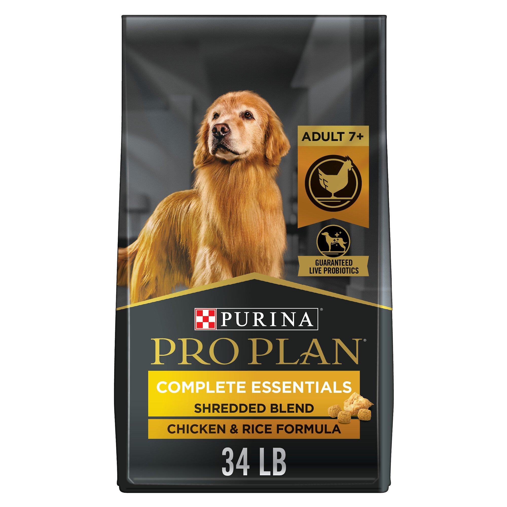 PURINA PRO PLAN Adult 7 Shredded Blend Chicken Rice Formula Dry