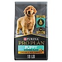 Purina Pro Plan Puppy Shredded Blend Chicken & Rice Formula with Probiotics Dry Dog Food, 18-lb bag