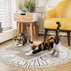 Way Basics Eco zBoard Premium Cat Scratcher, 2 count, White, Medium