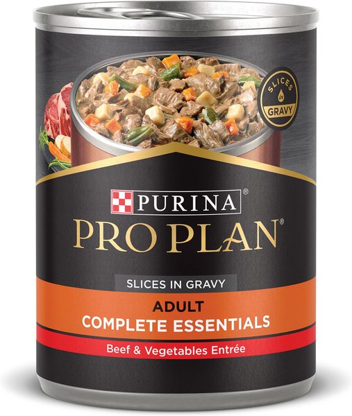 PURINA PRO PLAN Adult Beef Vegetables Entree Slices in Gravy