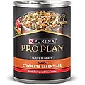Purina Pro Plan Adult Beef & Vegetables Entree Slices in Gravy Canned Dog Food, 13-oz, case of 12