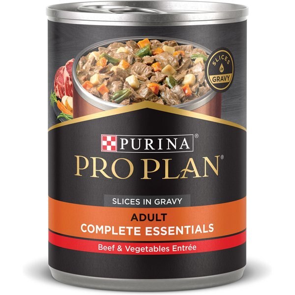Purina Pro Plan Savor Adult Seared Beef, Green Beans & Brown Rice Entree in Gravy Canned Dog Food