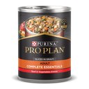 Purina Pro Plan Adult Beef & Vegetables Entree Slices in Gravy Canned Dog Food, 13-oz, case of 12