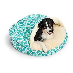 Snoozer Pet Products Round Indoor Outdoor Cozy Cave Dog Bed, Celtic Surfside, Large