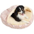 Snoozer Pet Products Round Indoor Outdoor Cozy Cave Dog Bed, Blush Pink, X-Large