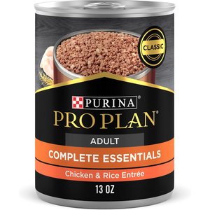 Purina Pro Plan Savor Adult Classic Chicken & Rice Entree Canned Dog Food, 13-oz, case of 12