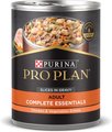 Purina Pro Plan Savor Adult Chicken & Vegetables Entree Slices in Gravy Canned Dog Food, 13-oz, case of 12