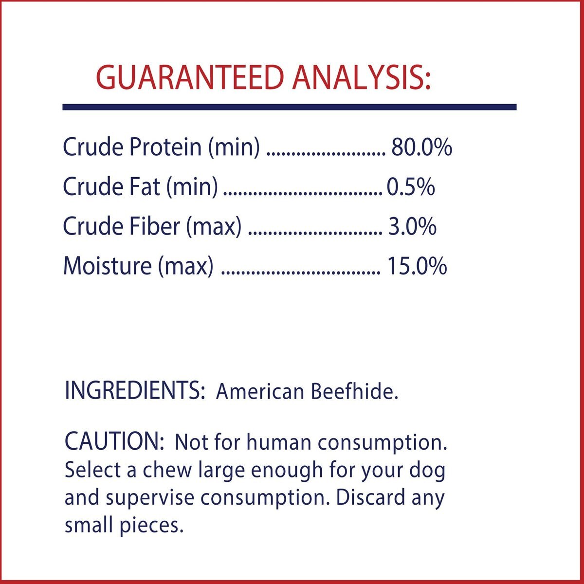 PET FACTORY Beefhide Chips Peanut Butter Flavored Dog Hard Chews, 22oz