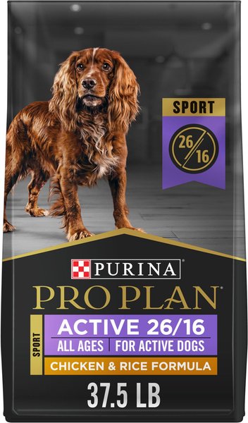 Purina Pro Plan Sport All Life Stages Active 26/16 Formula Dry Dog Food, 37.5-lb bag slide 1 of 9