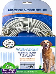 Four Paws Heavy Weight Overhead Trolley Exerciser, 75-ft