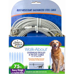 Four Paws Heavy Weight Overhead Trolley Exerciser, 75-ft