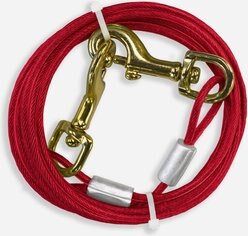 Four Paws Puppy Tie Out Cable, Orange, 15-ft slide 2 of 7