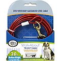 Four Paws Medium Weight Tie Out Cable, 20-ft