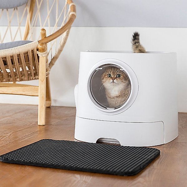 HANAMYA Cat Front Entry Top Exit Cat Litter Box with Scoop, X-Large slide 1 of 6