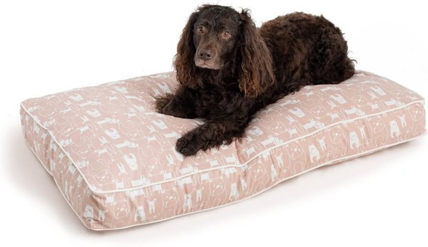 Snoozer Pet Products Rectangle Indoor Outdoor Bed, Blush Pink, Small slide 1 of 2