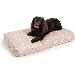 Snoozer Pet Products Rectangle Indoor Outdoor Bed, Blush Pink, Small