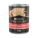 Purina Pro Plan Focus Adult Classic Sensitive Skin & Stomach Salmon & Rice Entree Canned Dog Food, 13-oz, case of 12
