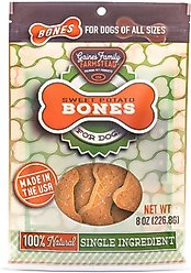 Gaines Family Farmstead Sweet Potato Bones Grain-Free Dog Treats, 8-oz bag slide 1 of 3
