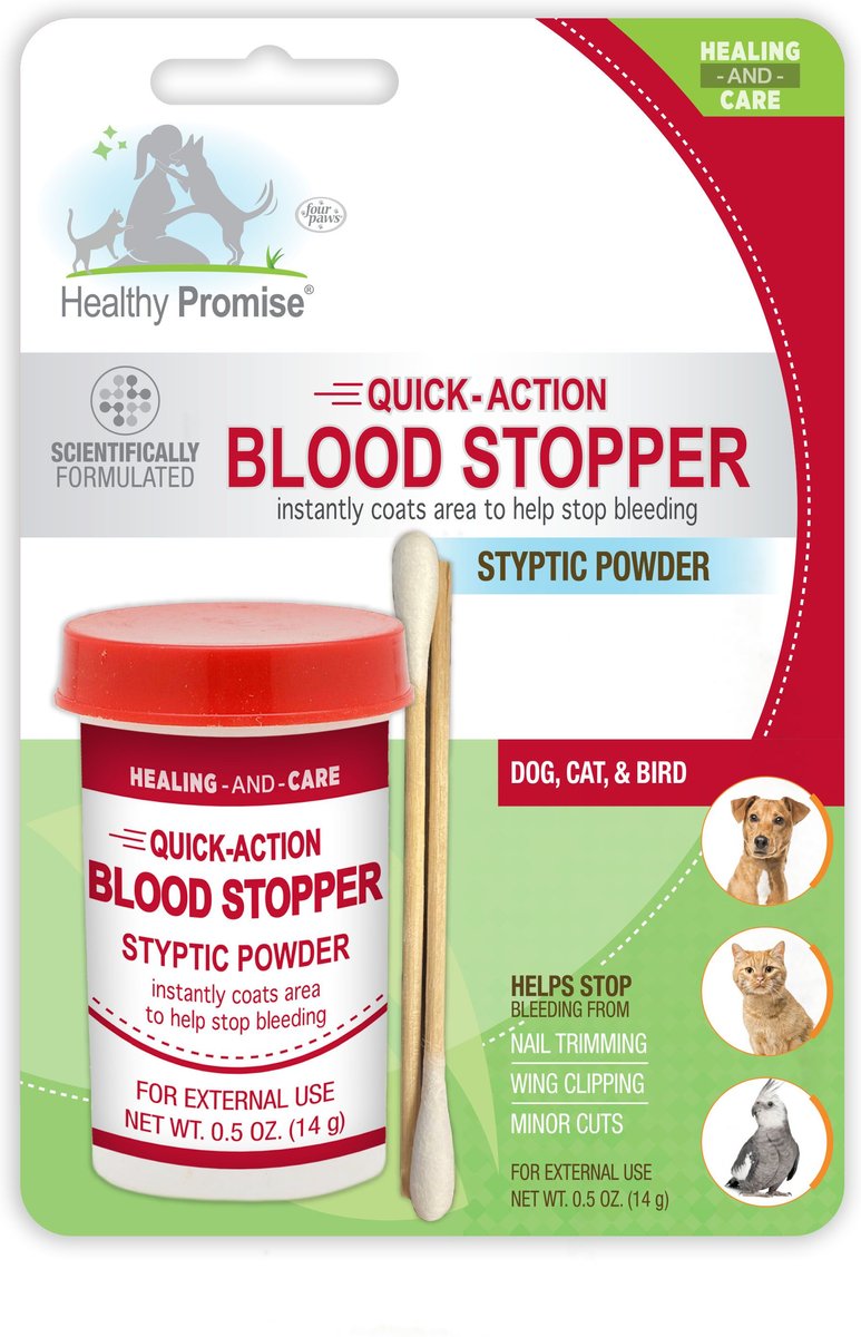 FOUR PAWS Antiseptic Cat Dog & Bird Blood Stopper Powder, 0.5-oz