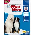 Four Paws Wee-Wee Gigantic Dog Training Pads, 18 count