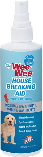 Wee wee shop housebreaking aid