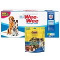 Wee-Wee Extra Large Puppy Pee Pads, 28 x 34-in, 40 count + Cadet Gourmet Chicken & Apple Wraps Dog Treats
