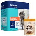 Frisco Giant Training & Potty Pads, 27.5 x 44-in, 30 count + American Journey Peanut Butter Recipe Dog Treats