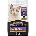 Purina Pro Plan Adult Hairball Chicken & Rice Formula Dry Cat Food, 7-lb bag