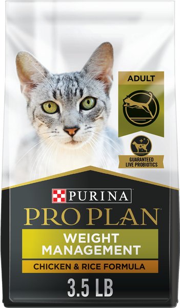 Purina Pro Plan Adult Weight Management Chicken Rice Formula Dry Cat Food