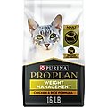 Purina Pro Plan Adult Weight Management Chicken & Rice Formula Dry Cat Food, 16-lb bag