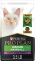 Purina Pro Plan Adult Indoor Hairball Management Turkey & Rice Formula Dry Cat Food, 3.5-lb bag