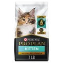 Purina Pro Plan Kitten Chicken & Rice Formula Dry Cat Food, 7-lb bag