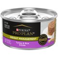 Purina Pro Plan Focus Adult Weight Management Ground Turkey & Rice Entree Canned Cat Food, 3-oz, case of 24