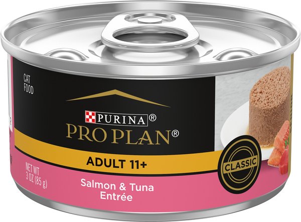 PURINA PRO PLAN Focus Adult 11 Classic Salmon Tuna Entree Canned Cat Food 3 oz case of 24 Chewy