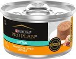 Purina Pro Plan Kitten Classic Chicken & Liver Entree Canned Cat Food, 3-oz, case of 24