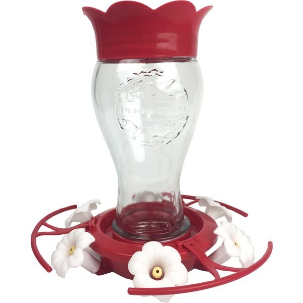 PENNINGTON Glass Flip Perch Hummingbird Feeder