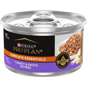 Purina Pro Plan Adult Turkey & Pasta Entree in Gravy Canned Cat Food, 3-oz, case of 24