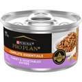 Purina Pro Plan Complete Essentials Adult Turkey & Vegetable Entree in Gravy Canned Cat Food, 3-oz, case of 24