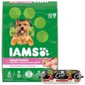 Iams Adult Small & Toy Breed Dry Food + Cesar Fresh Chef Beef and Chicken Recipe with Peas and Carrots Refrigerated Dog Food