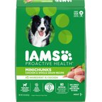 Iams Proactive Health MiniChunks Small Kibble Adult Chicken & Whole Grain High Protein Dry Dog Food, 15-lb bag