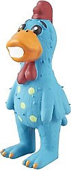 Multipet Latex Polka Dot Globken Chicken Squeaky Dog Toy, Color Varies, Large