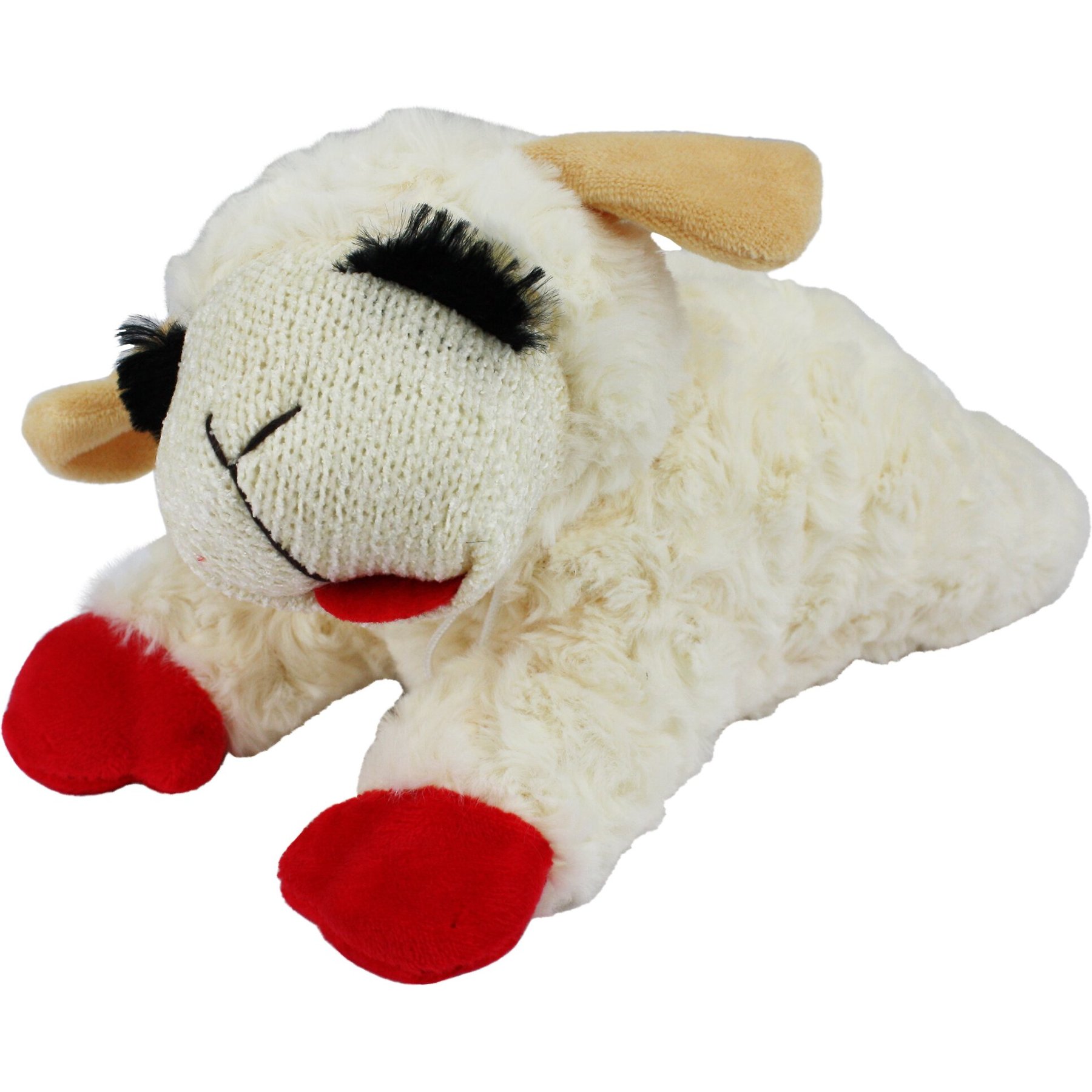 Multipet Lamb Chop Squeaky Plush Dog Toy