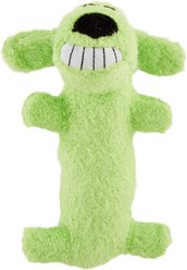 Multipet Loofa Dog The Original Squeaky Plush Dog Toy, Color Varies, Small